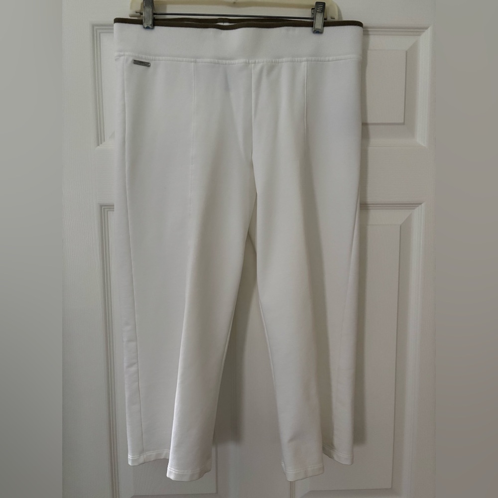 Ladies Ralph Lauren White Activewear Capris Pants